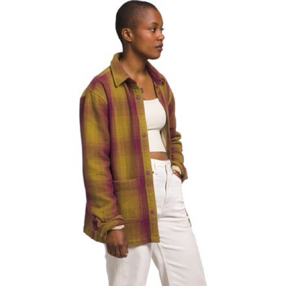 🆕 North Face Valley Twill Utility Jacket in Boysenbery XL